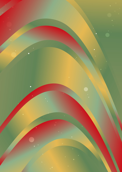 Red Green and Orange Gradient Curved Background