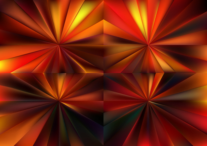 Abstract Black Red and Orange Radial Burst Background Vector Illustration