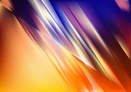 Abstract Blue and Orange Diagonal Lines Background Illustration