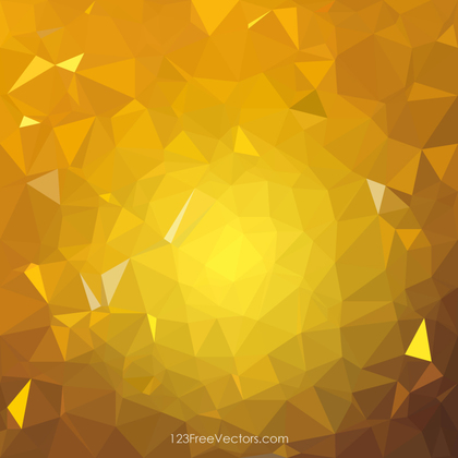 Low Poly Golden Background Clip Art