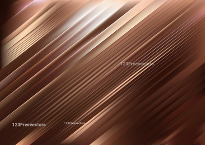 Coffee Brown Shiny Diagonal Lines Abstract Background