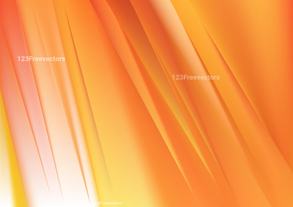 Orange Light Shiny Straight Lines Background Vector Eps