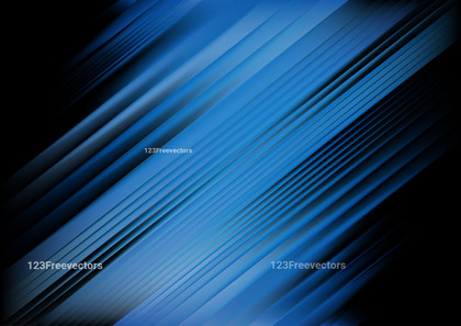 Shiny Black and Blue Straight Lines Background Graphic