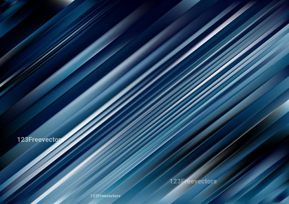 Blue Black and White Shiny Diagonal Lines Abstract Background