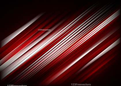 Red Black and White Shiny Diagonal Lines Abstract Background
