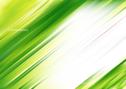 Abstract Green and White Shiny Straight Lines Background Illustrator