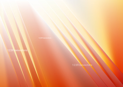Abstract Orange and White Light Shiny Straight Lines Background