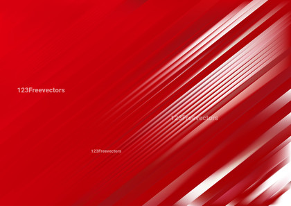 Shiny Red and White Straight Lines Abstract Background