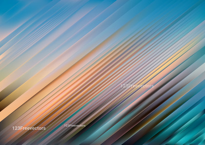 Blue and Brown Shiny Diagonal Lines Abstract Background