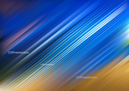 Shiny Blue and Orange Diagonal Lines Abstract Background Image