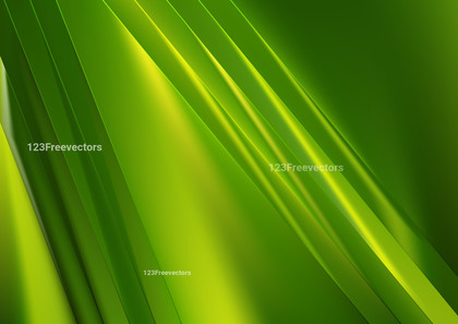 Abstract Green and Yellow Shiny Straight Lines Background Vector Art