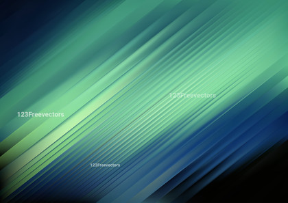 Shiny Black Blue and Green Diagonal Lines Abstract Background
