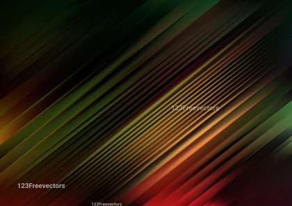 Abstract Black Red and Green Light Shiny Straight Lines Background