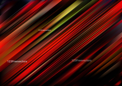 Black Red and Green Shiny Straight Lines Abstract Background