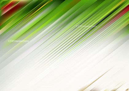 Shiny Red Green and White Straight Lines Abstract Background