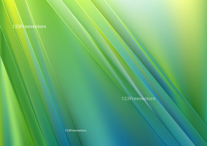Blue Green and Yellow Shiny Diagonal Lines Background