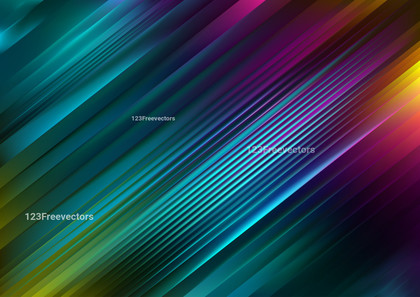 Blue Pink and Green Shiny Straight Lines Background Vector Graphic