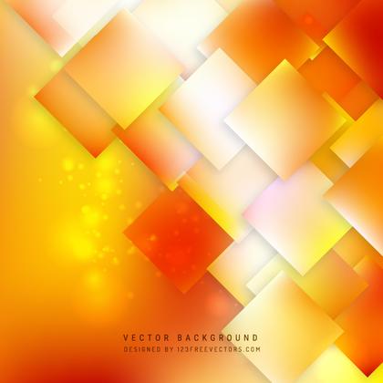 Abstract Red Yellow Square Background Template
