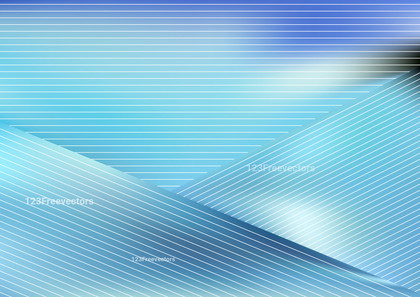 Blue and White Slanting Lines Background Vector