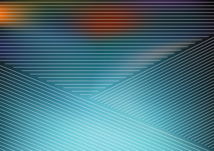 Blue and Orange Parallel Lines Background Vector