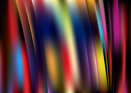 Red Orange and Blue Shiny Vertical Lines and Stripes Background