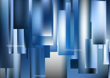 Blue and White Geometric Shapes Background Vector Eps
