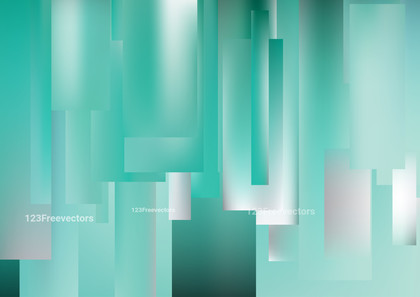 Abstract Turquoise and White Geometric Shapes Background