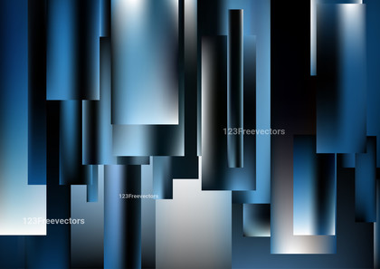 Blue Grey and Black Modern Geometric Shapes Background Vector