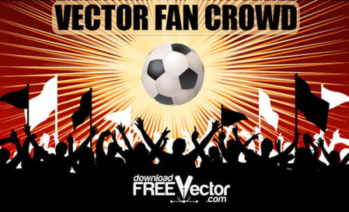 Free Vector Fan Crowd