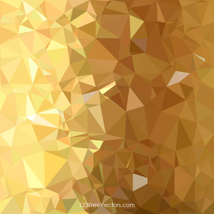 Golden Abstract Polygonal Background Design