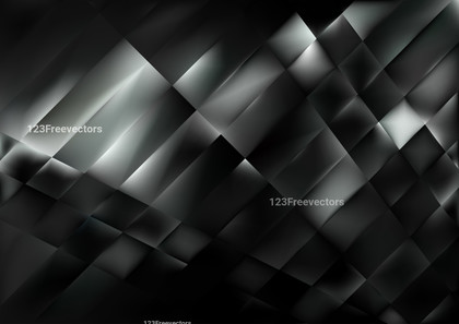 Geometric Abstract Black and Grey Background Vector Graphic