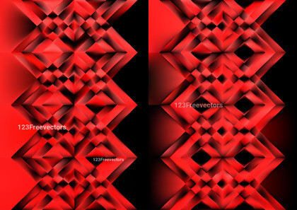 Abstract Geometric Cool Red Background