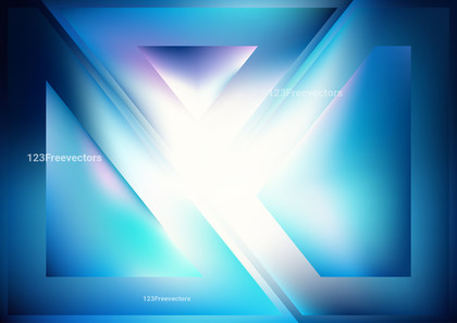 Blue and White Abstract Geometric Background Image