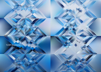 Blue and White Geometric Abstract Background