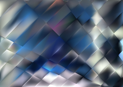 Blue and White Geometric Background Illustration