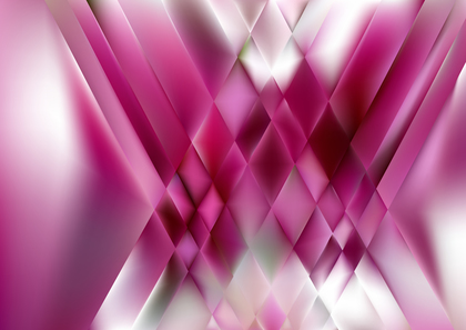 Geometric Abstract Pink and White Background Vector