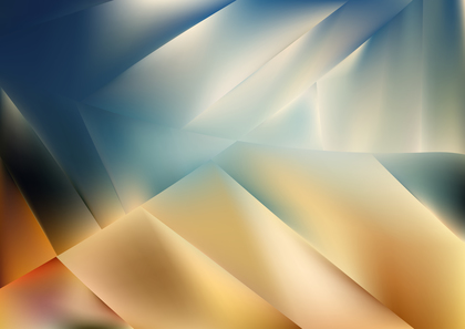 Geometric Abstract Blue and Orange Background