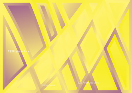 Purple and Yellow Abstract Geometric Background Vector Image