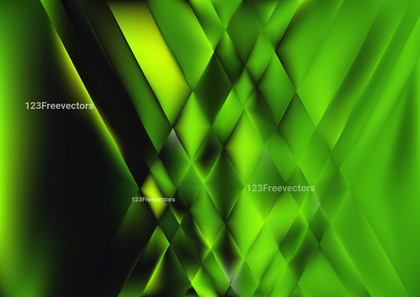 Black Green and Yellow Geometric Background Vector Image