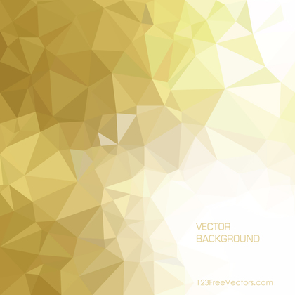Polygonal Golden Background Illustrator