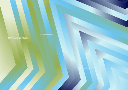 Abstract Geometric Blue Green and White Background Vector Graphic