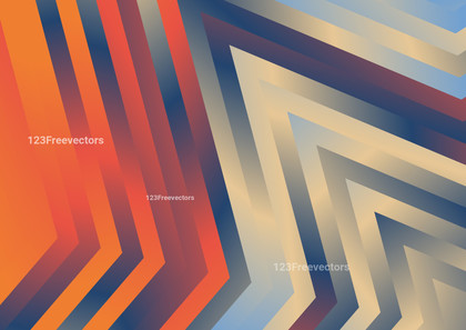 Geometric Abstract Blue Orange and Brown Background