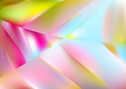 Abstract Geometric Blue Pink and Green Background