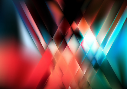 Red Green and Blue Geometric Abstract Background Illustrator