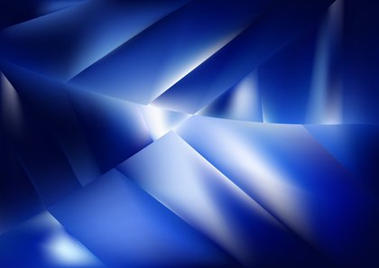 Blue and White Shiny Geometric Background