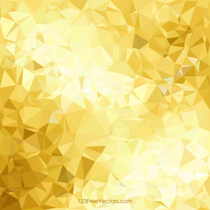 Golden Geometric Polygon Background Graphics