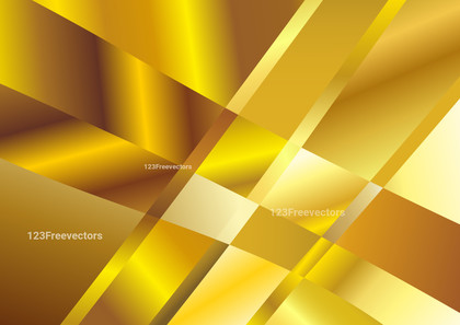 Modern Geometric Shapes Gold Gradient Background