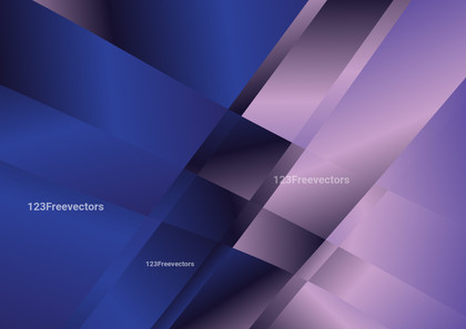 Geometric Shapes Blue and Purple Gradient Background