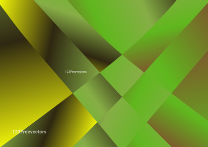 Green and Yellow Abstract Gradient Geometric Shapes Background