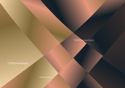Brown Gold and Black Gradient Geometric Background